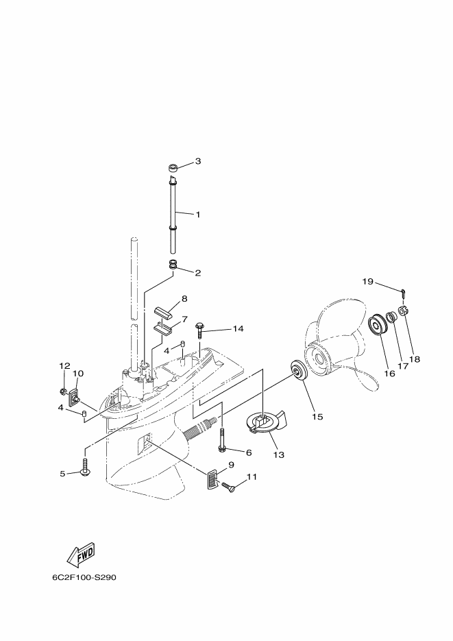 BOITIER D'HELICE TRANSMISSION2
