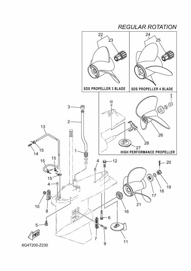 BOITIER D'HELICE TRANSMISSION2