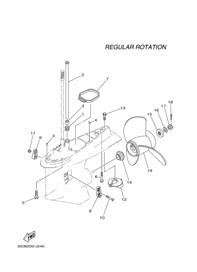 BOITIER D HELICE TRANSMISSION2