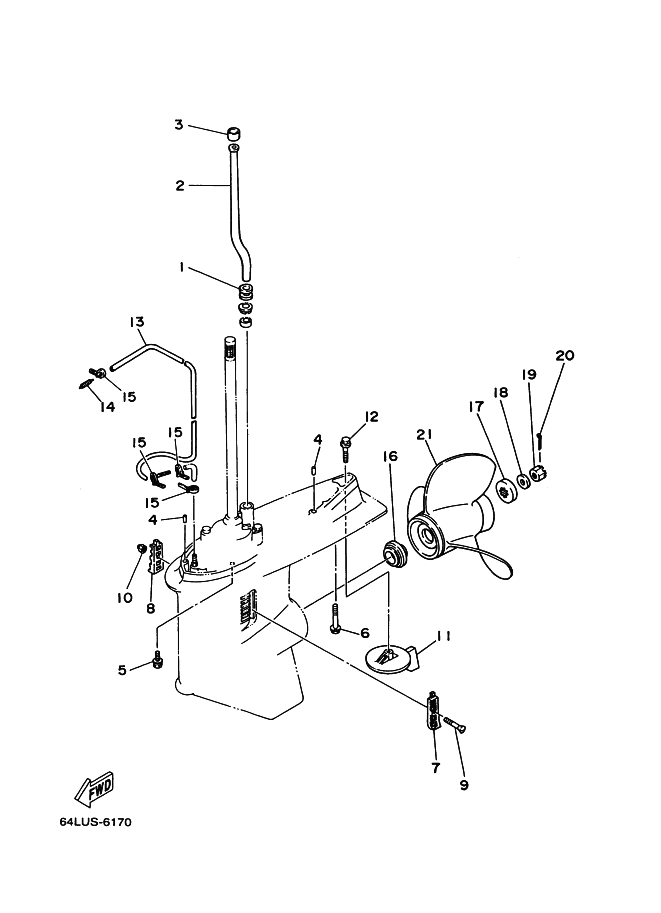 BOITIER D'HELICE TRANSMISSION2