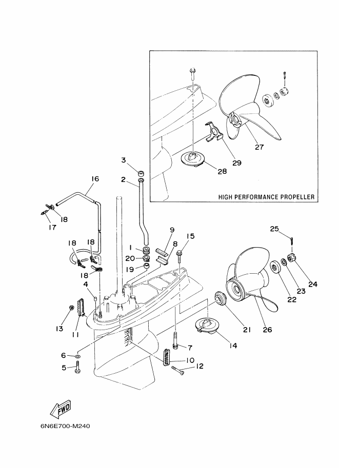 BOITIER D'HELICE TRANSMISSION2