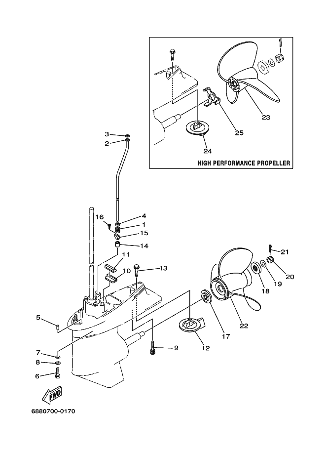 BOITIER D'HELICE TRANSMISSION2