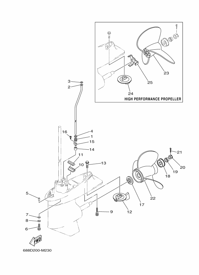 BOITIER D'HELICE TRANSMISSION3