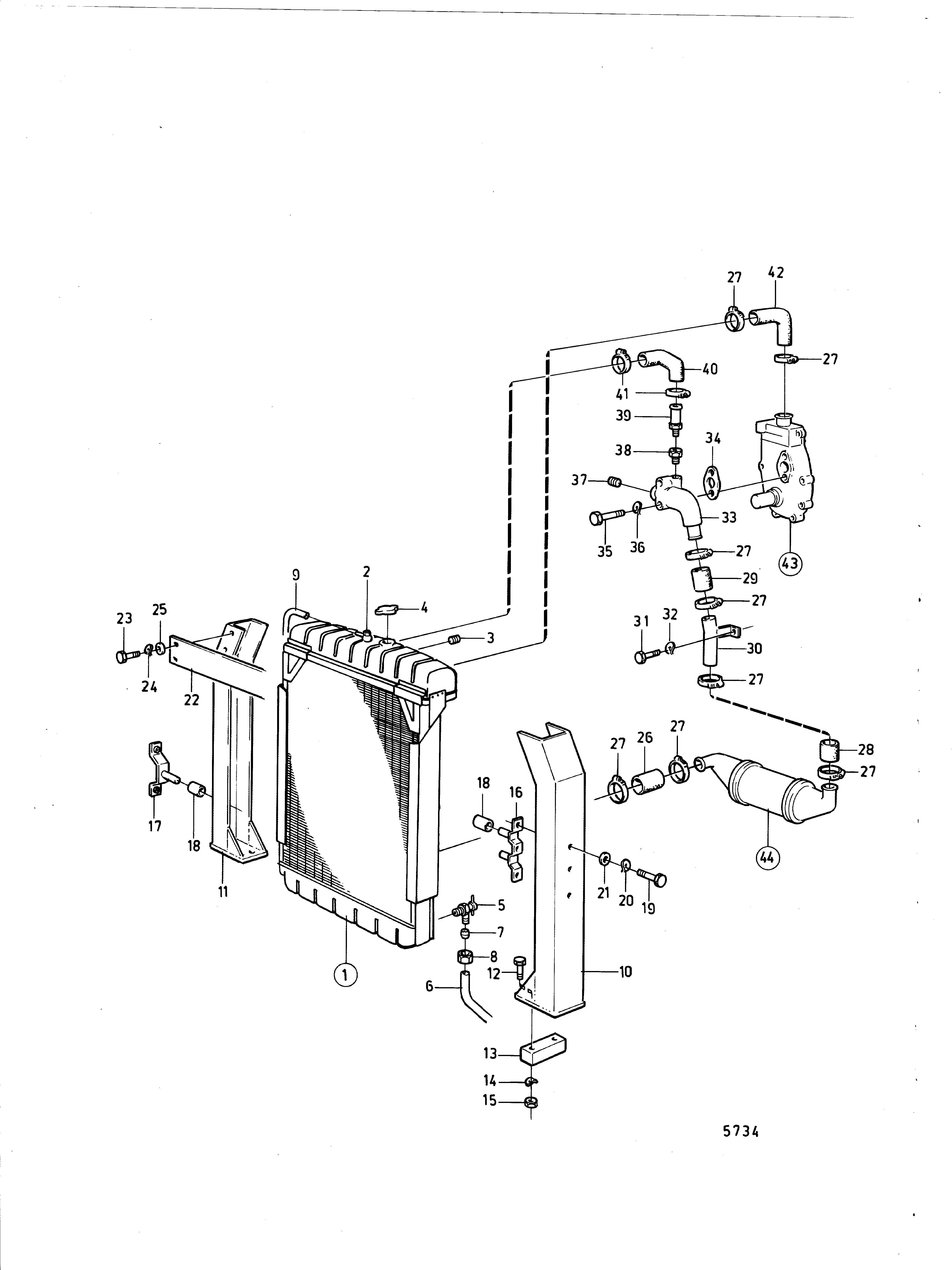 Radiateur et pièces de montage, Std 35 CG