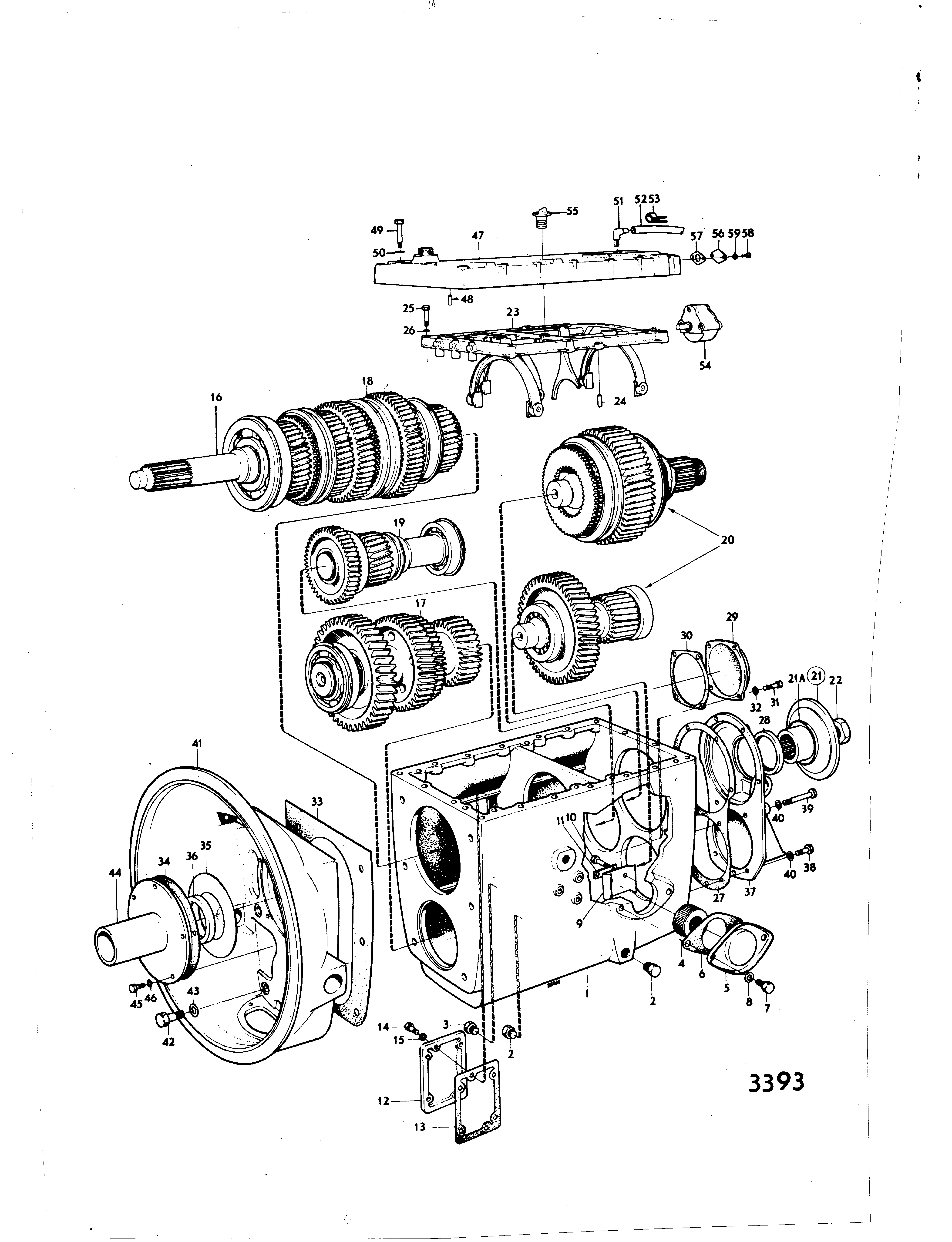 Boîte de vitesses R60 254420