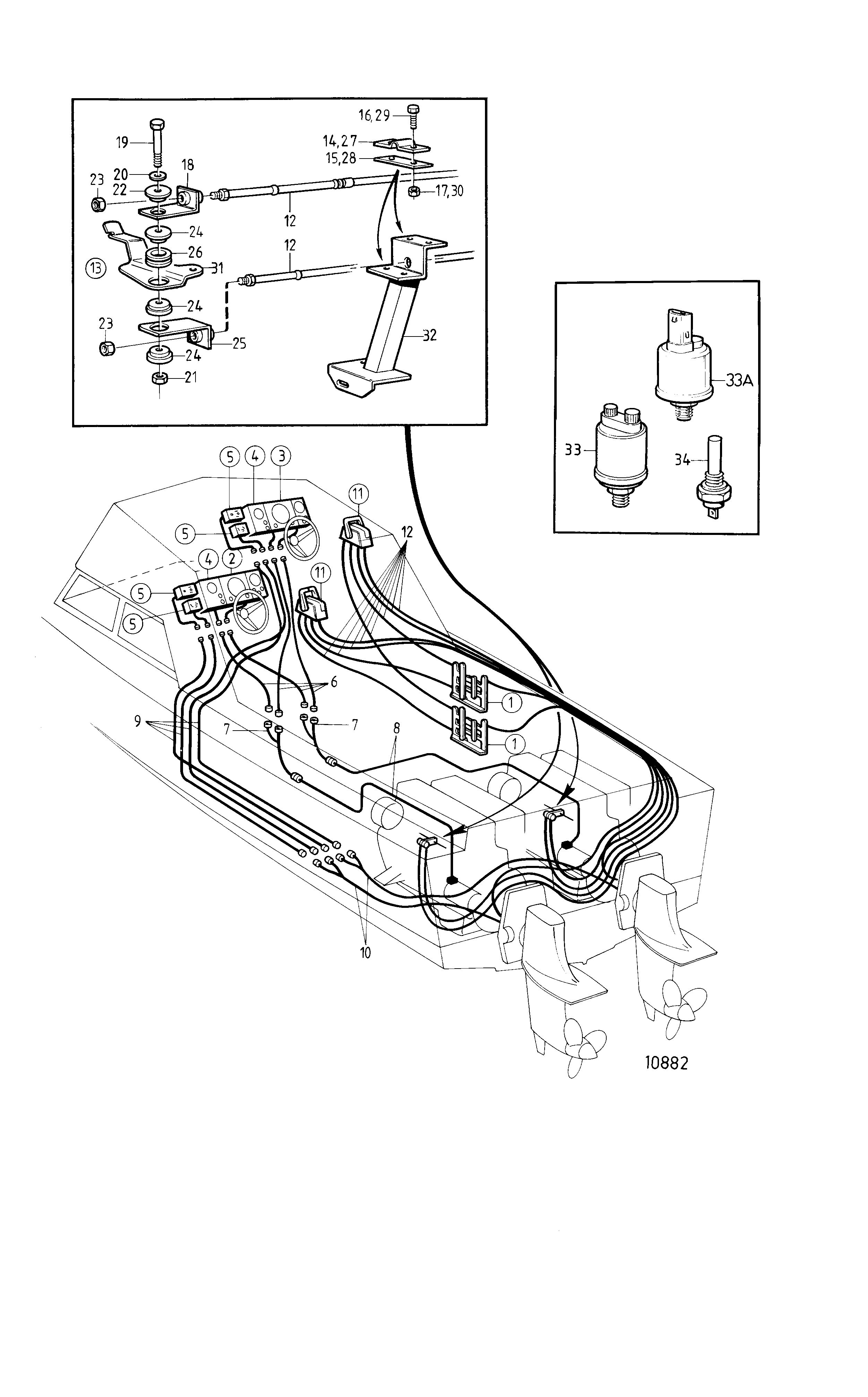 Installation Flybridge bimoteur