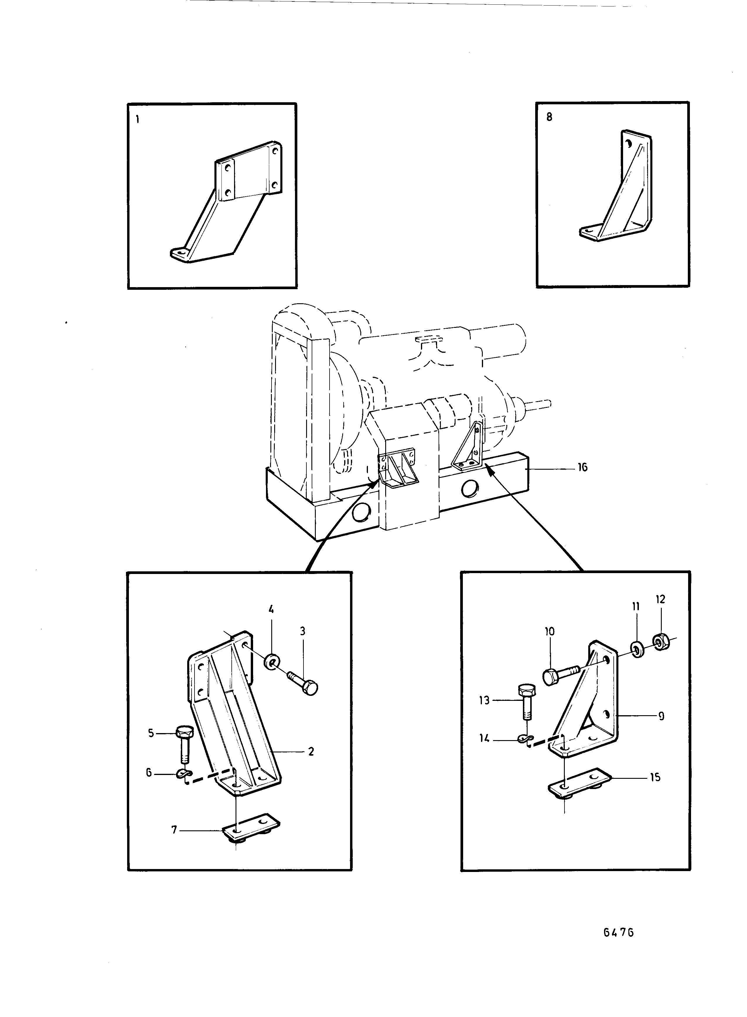 Suspension du moteur
