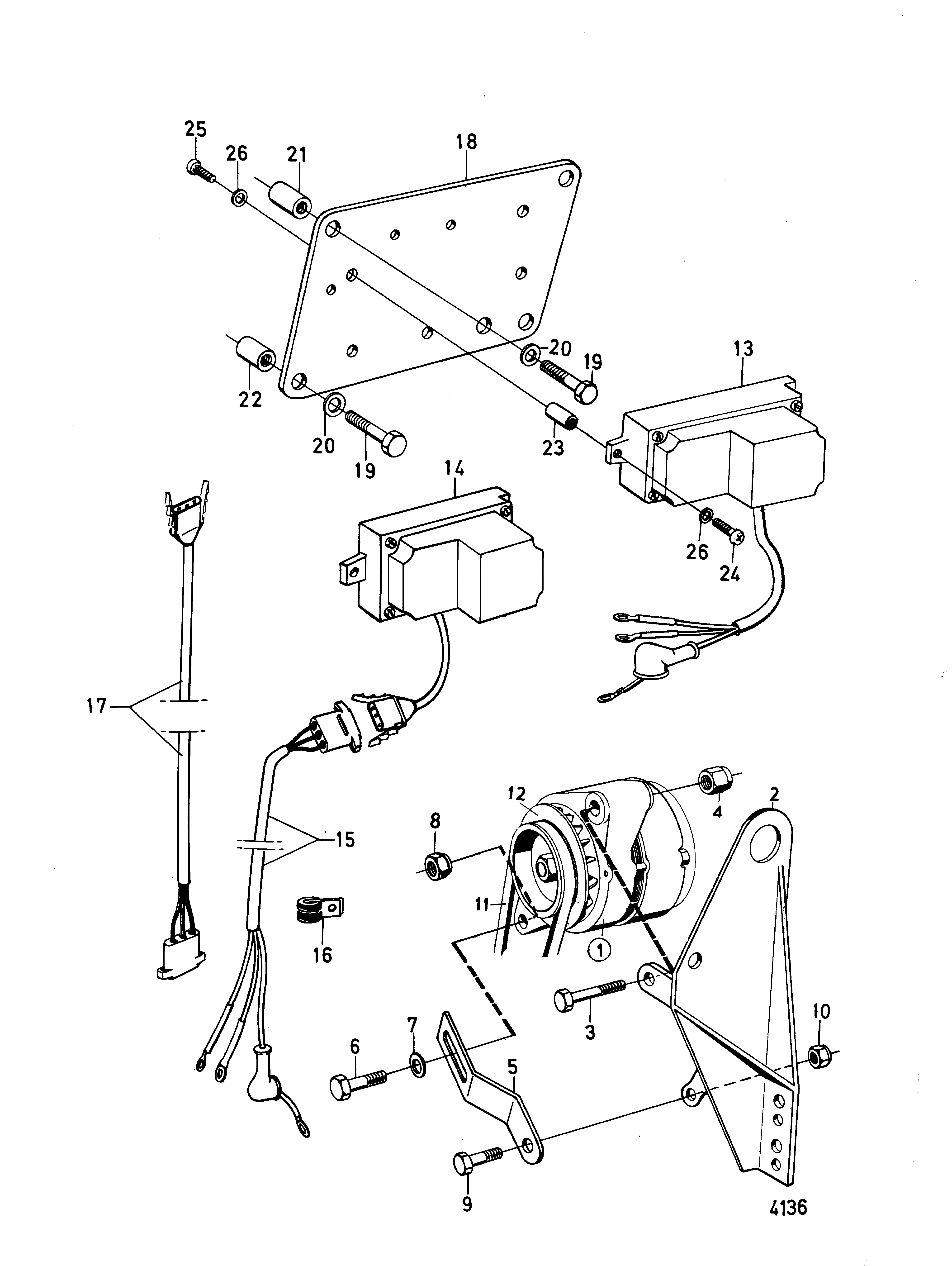Alternateur et composants d'installation, MO-XXXXX/30307