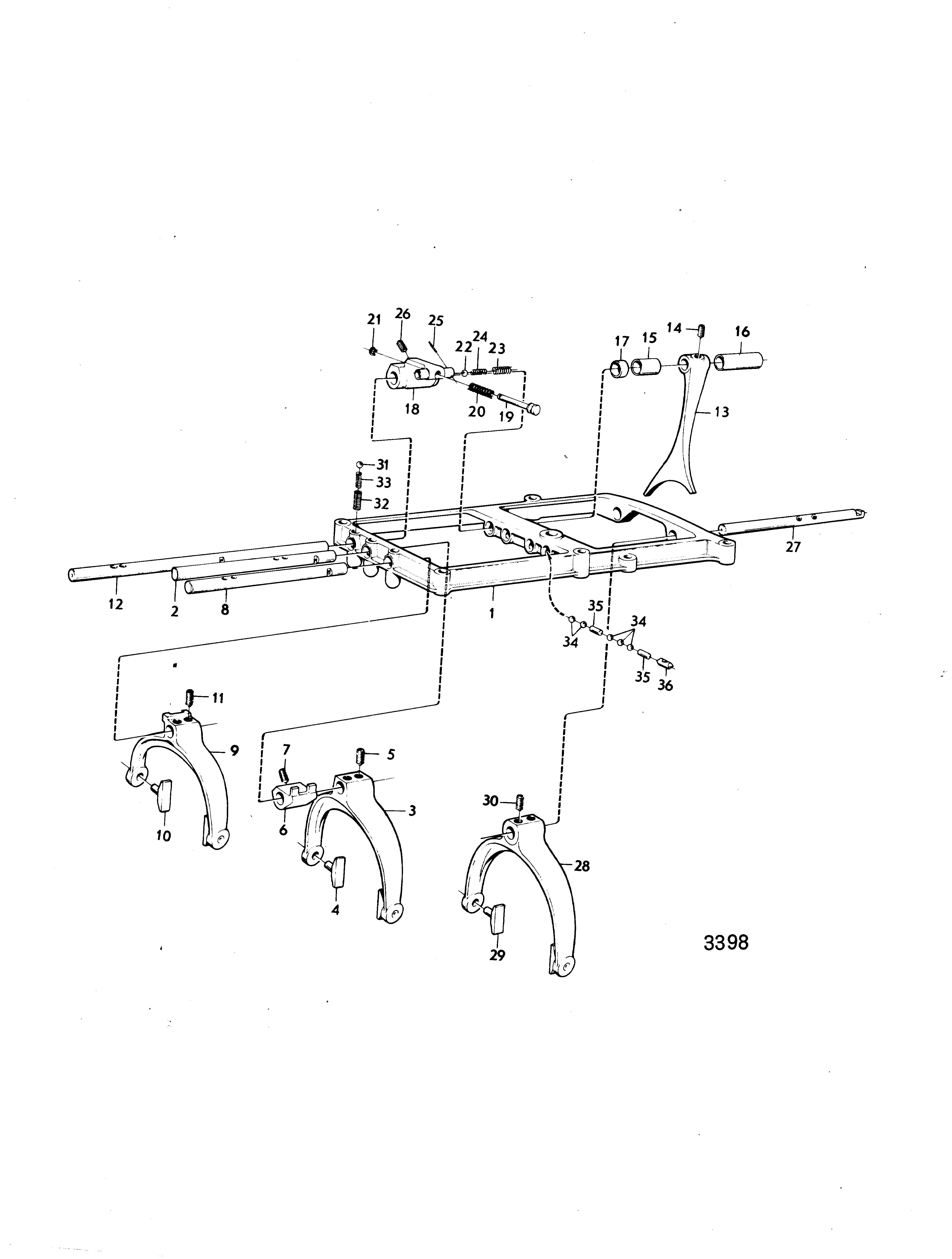 Sélecteur Boîte de vitesses R60 254420, 254424