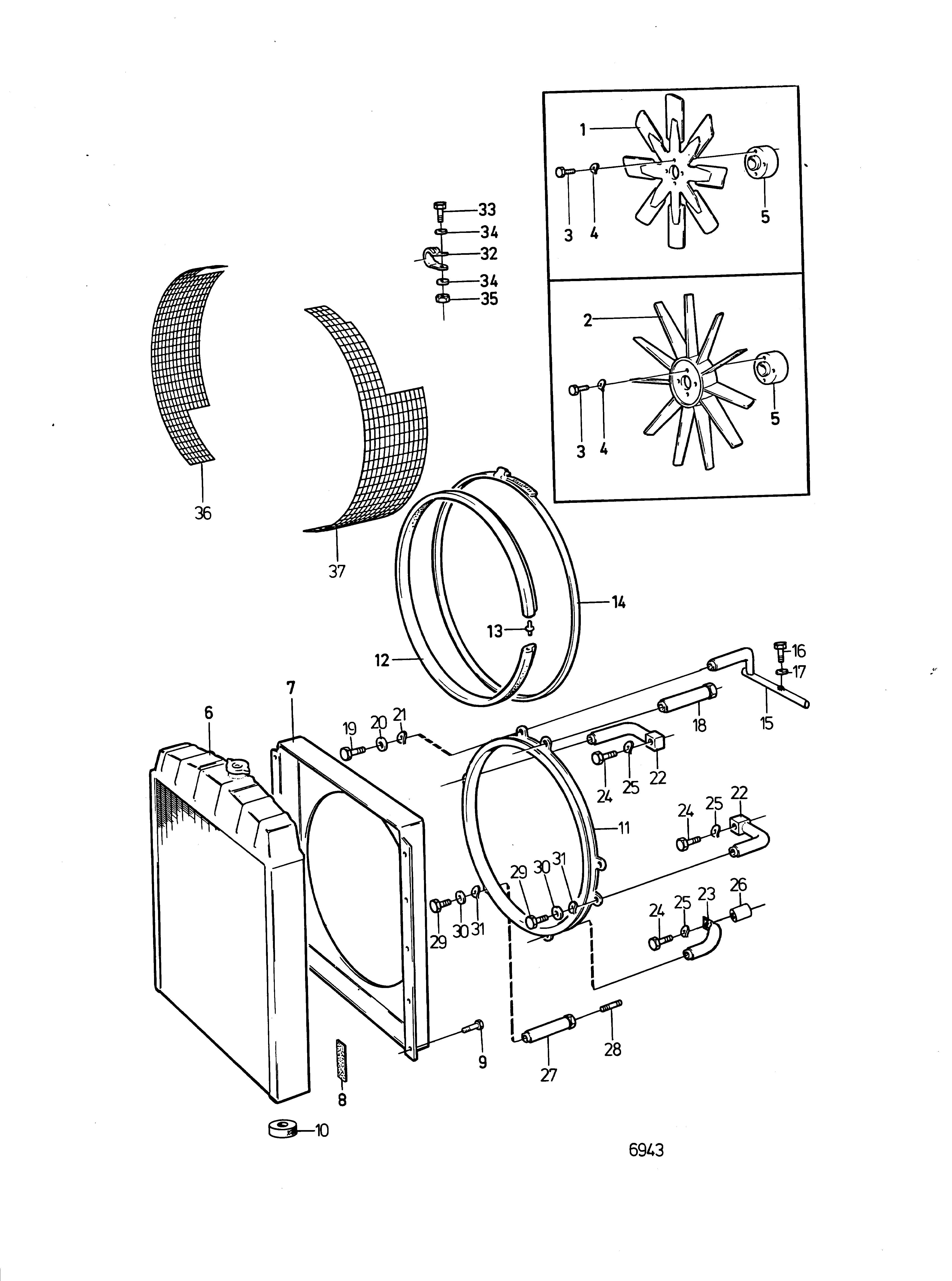Protection du ventilateur, du ventilateur et de la courroie avec installation Comp, Late Pro