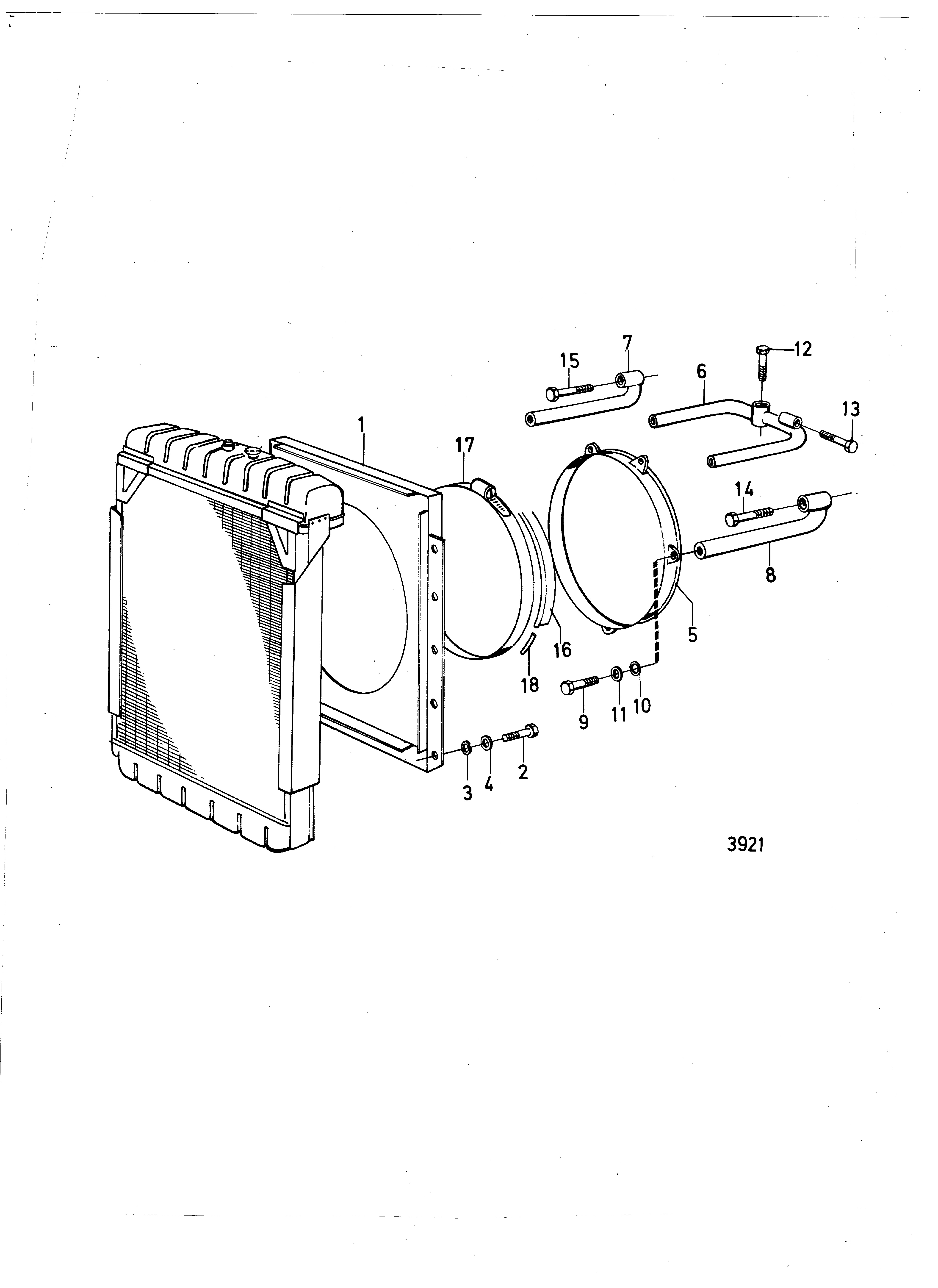 Capot du ventilateur et pièces de montage, Spéc.867058