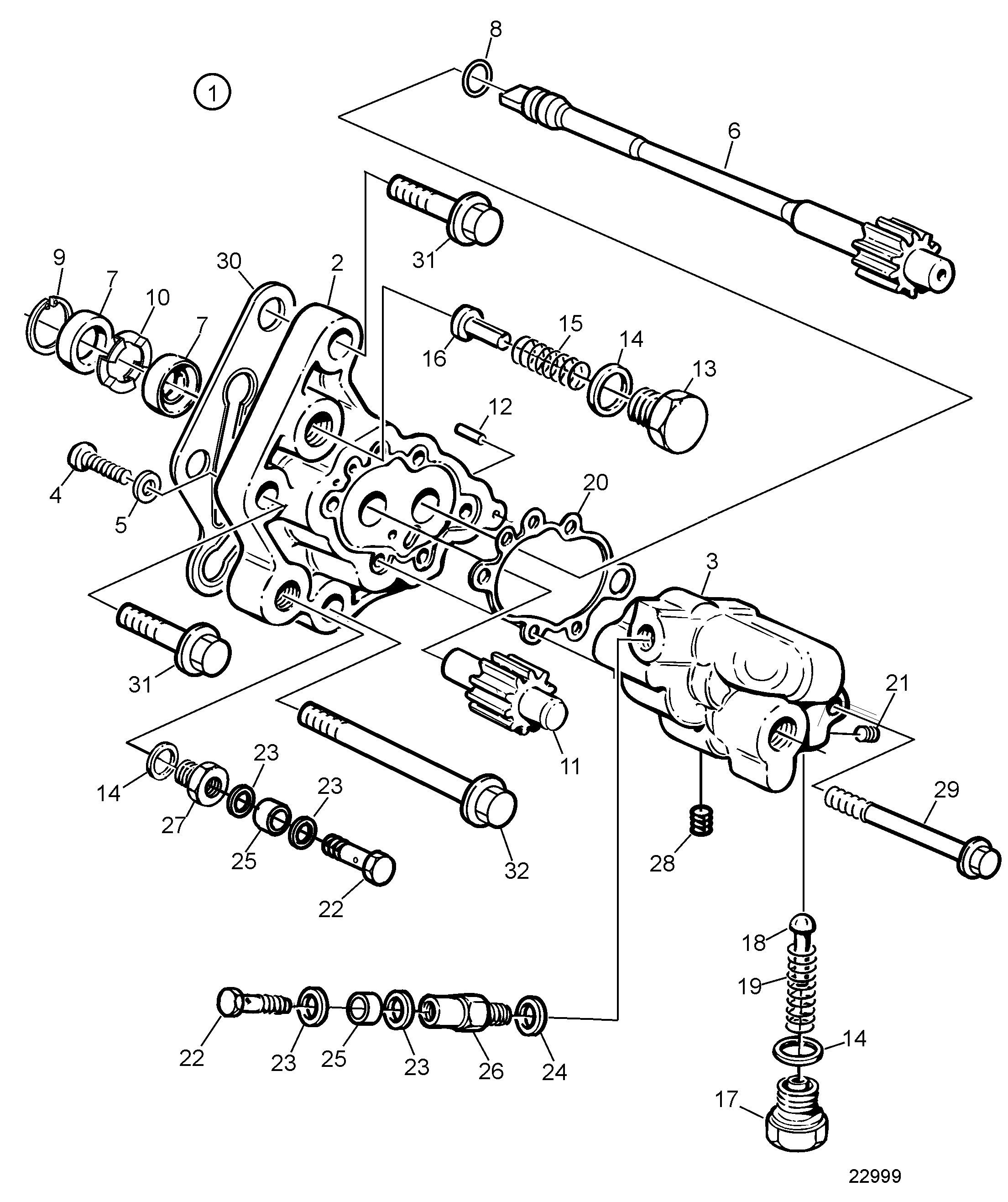 Pompe d’alimentation en carburant, composants