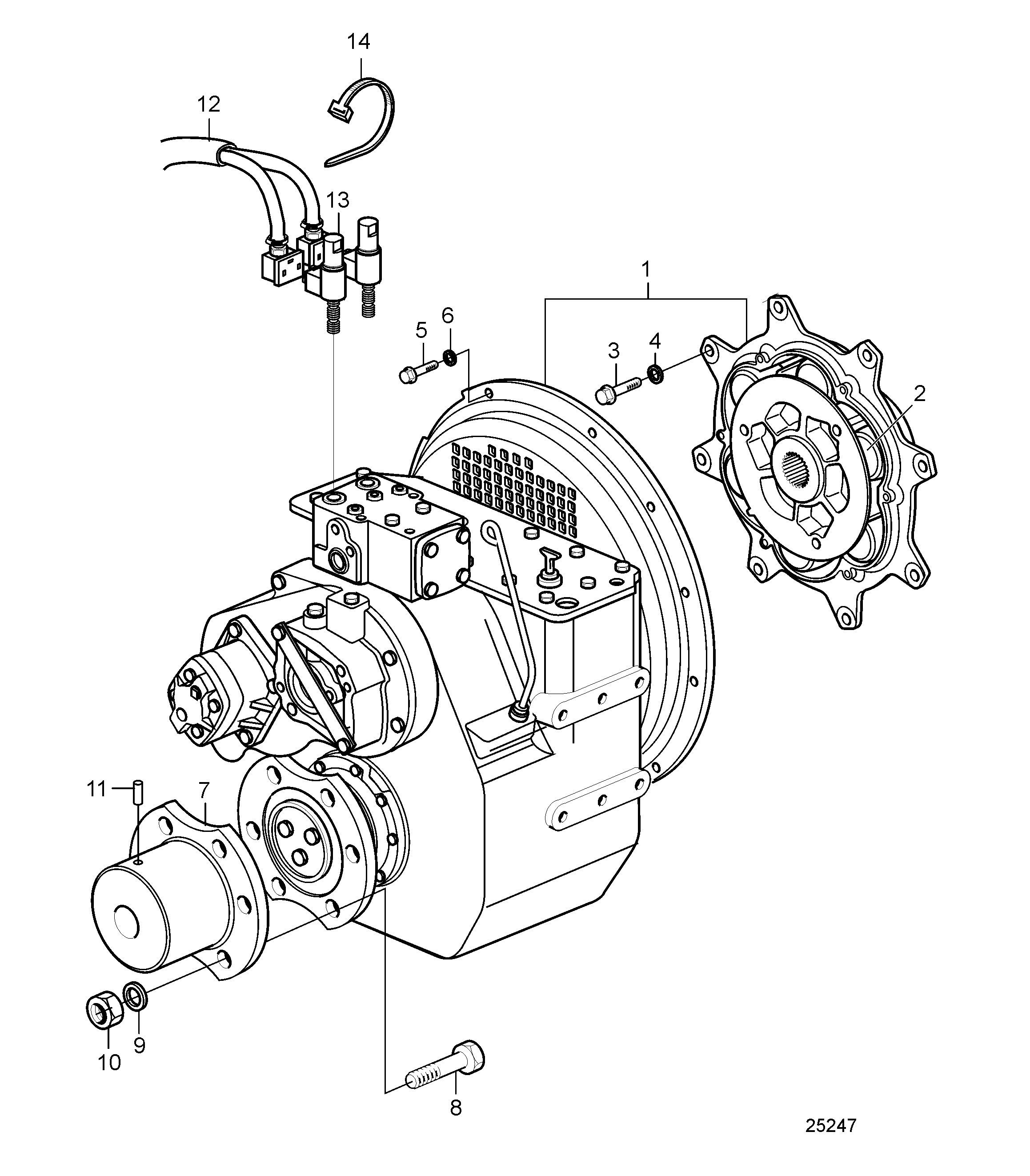 Pièces de raccordement Twin Disc MG5114SC