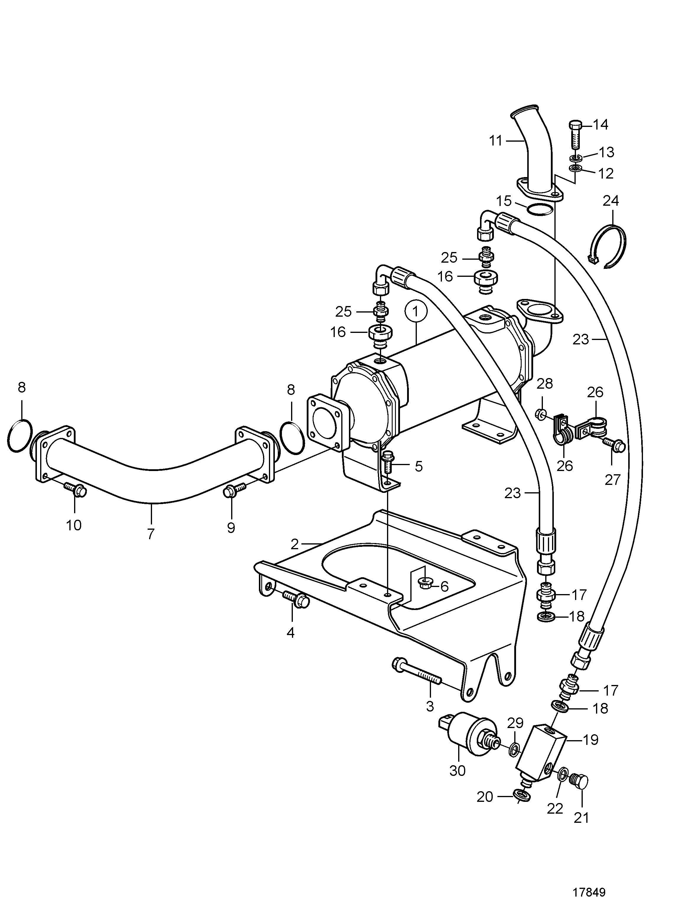 Refroidisseur d’huile pour ZF350A-E