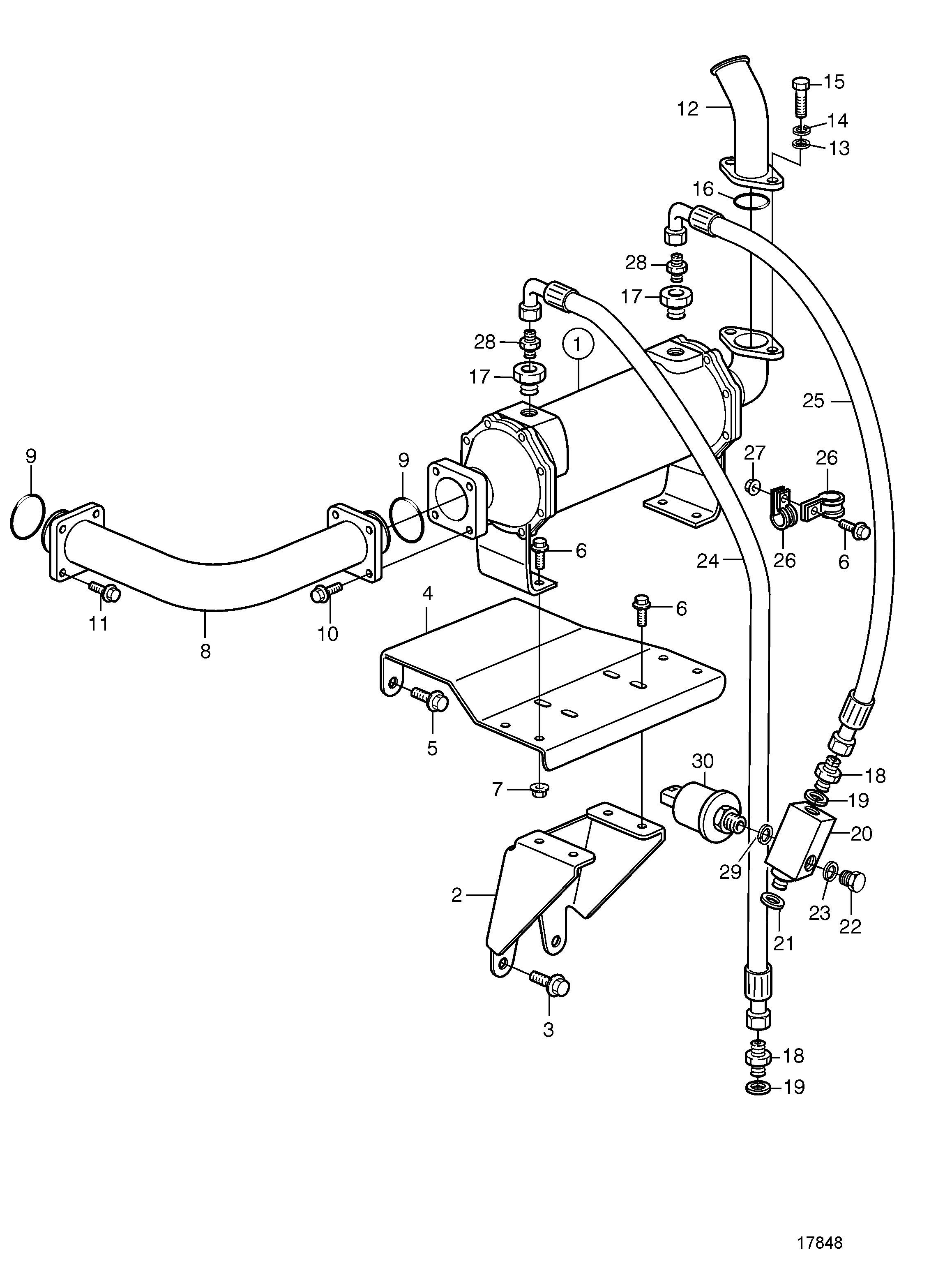 Refroidisseur d’huile pour ZF325A-E