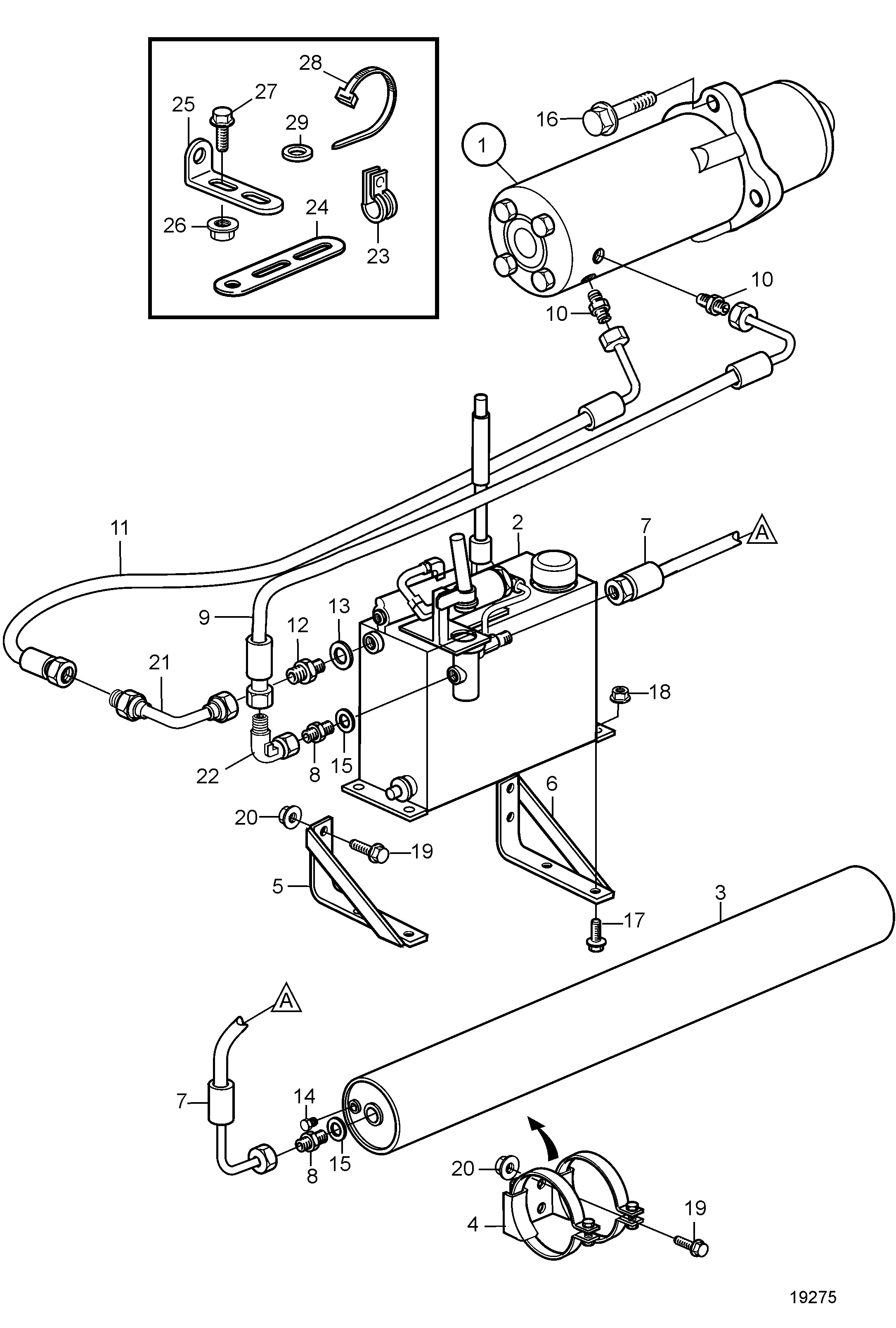 Démarreur hydraulique