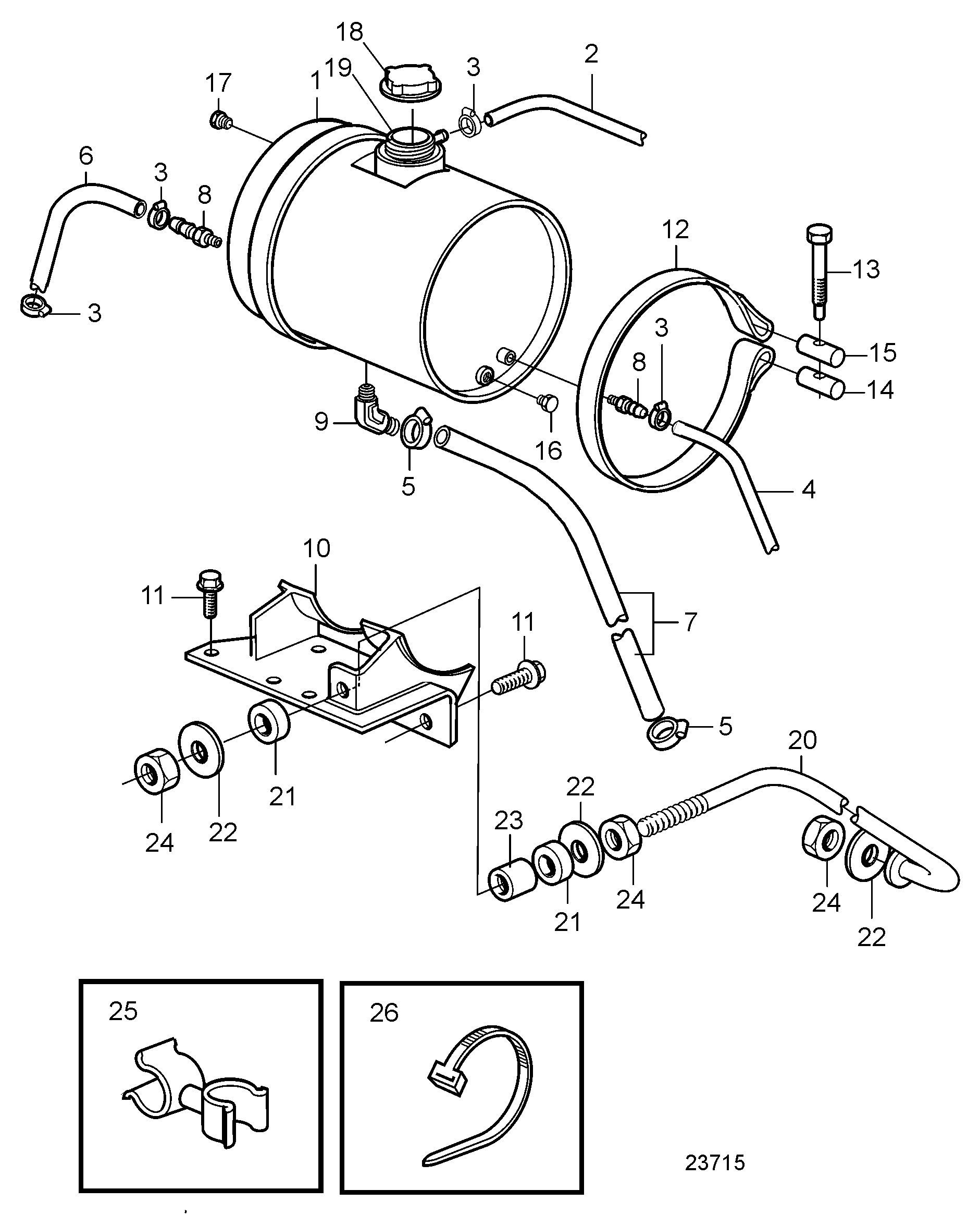 Vase d'expansion RC