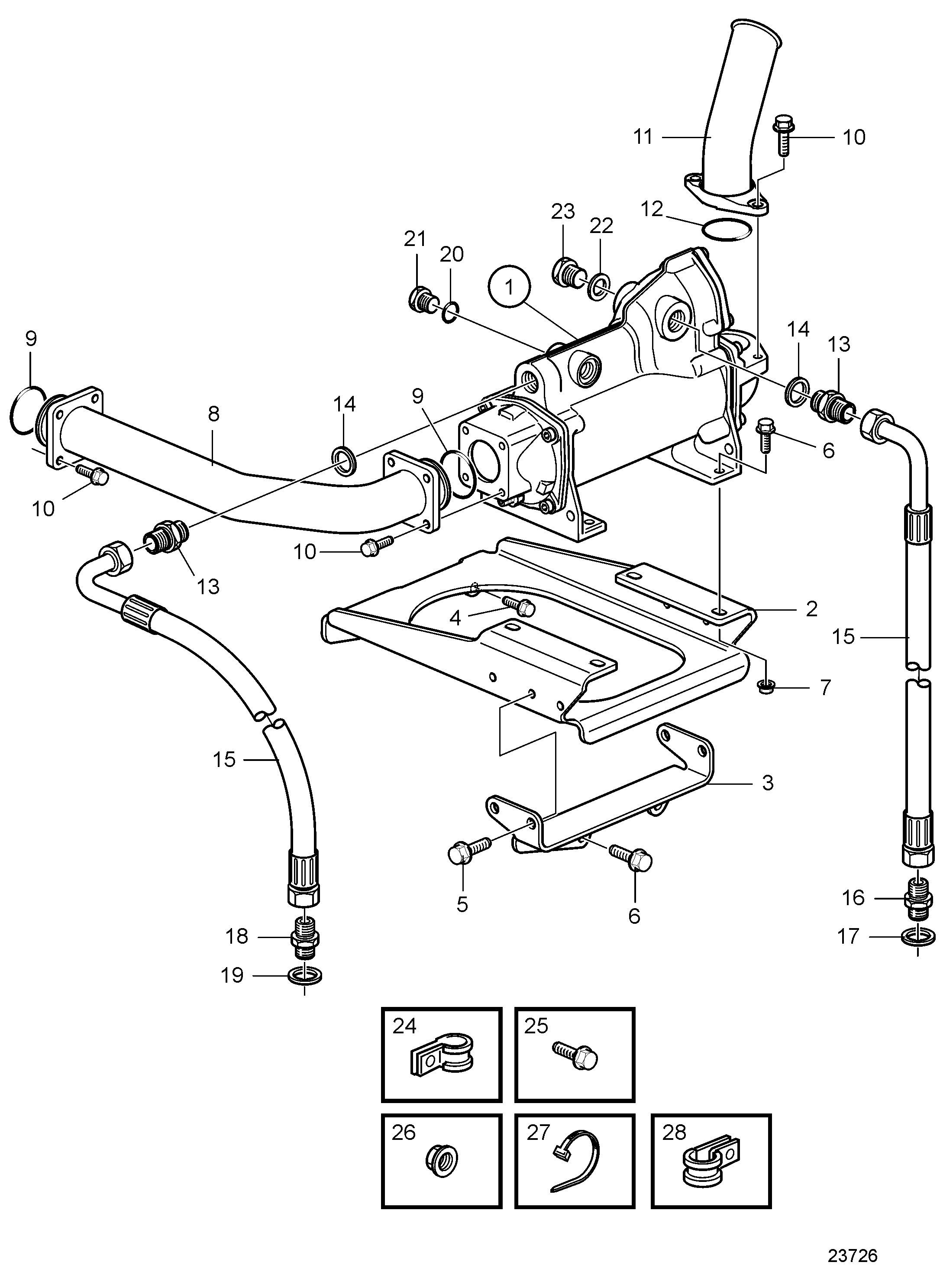 Refroidisseur d’huile pour ZF311A-E