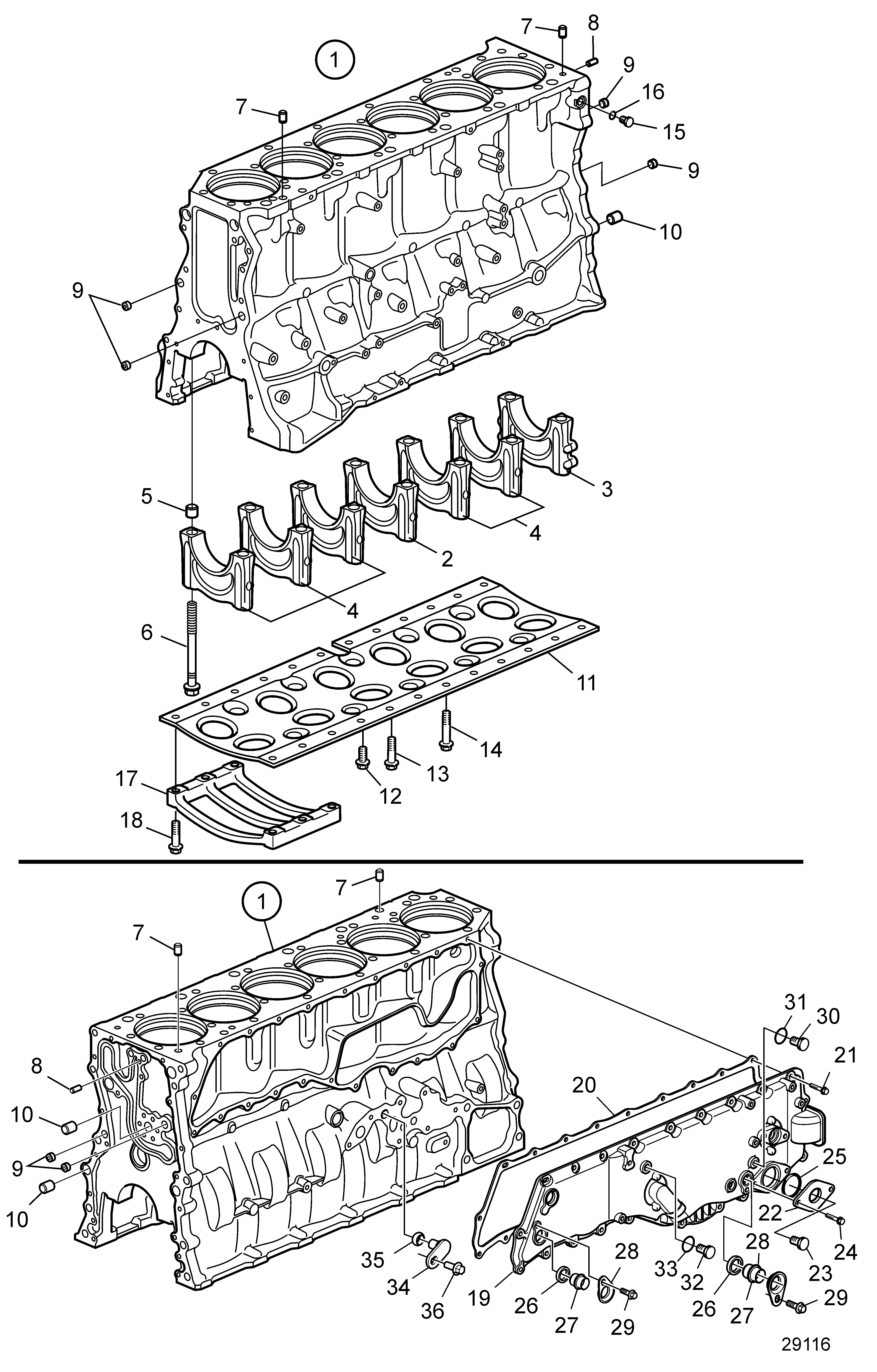 Bloc-cylindres SN7009133180-