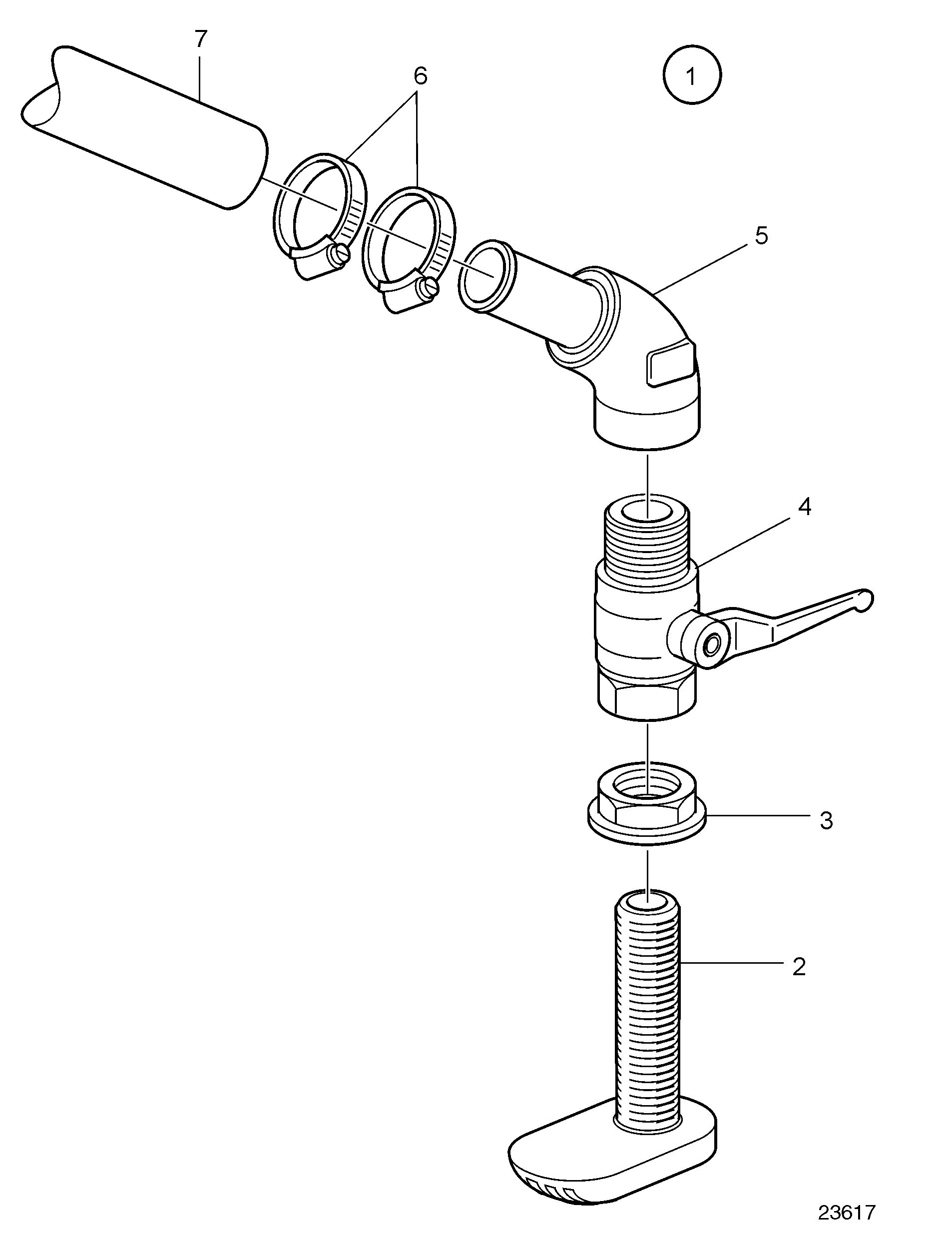 Entrée d’eau de refroidissement