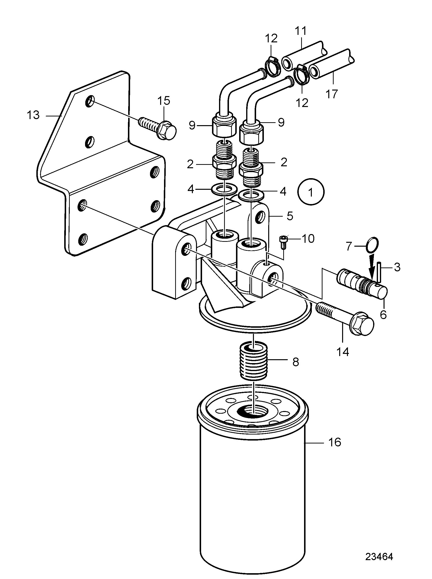Filtre à eau de refroidissement
