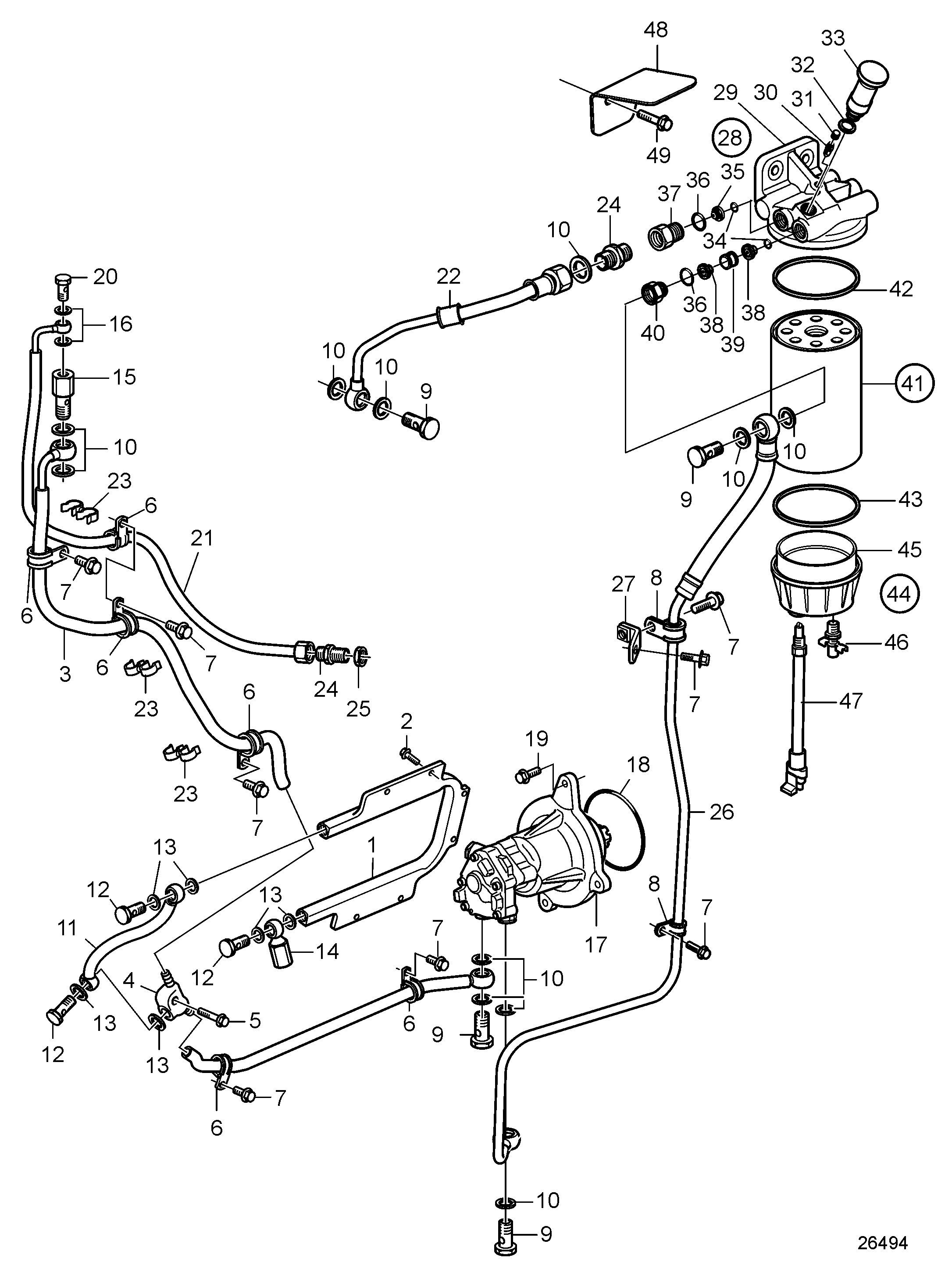 Système d’alimentation en carburant et filtre à carburant IPS