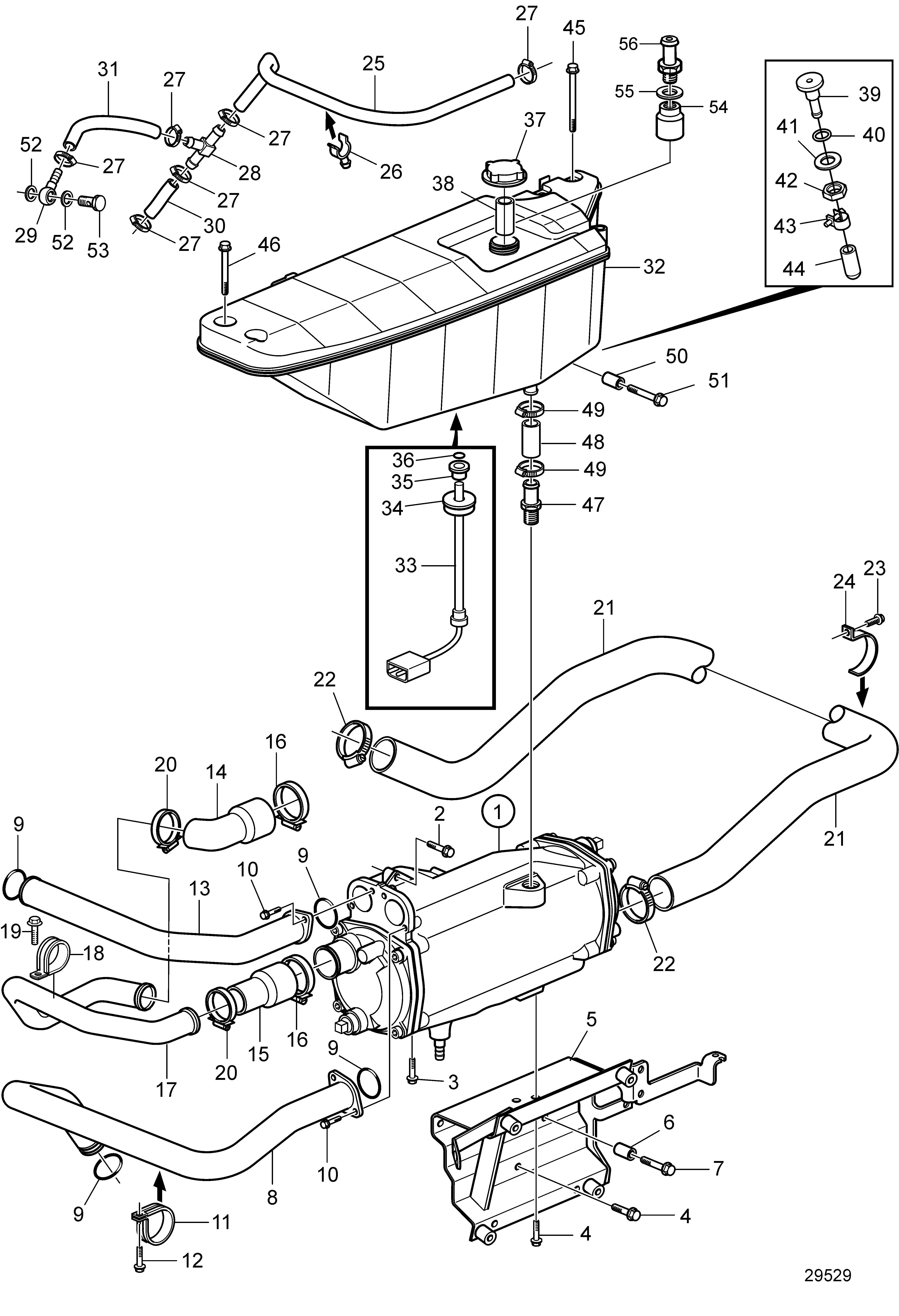 Vase d’expansion et échangeur thermique