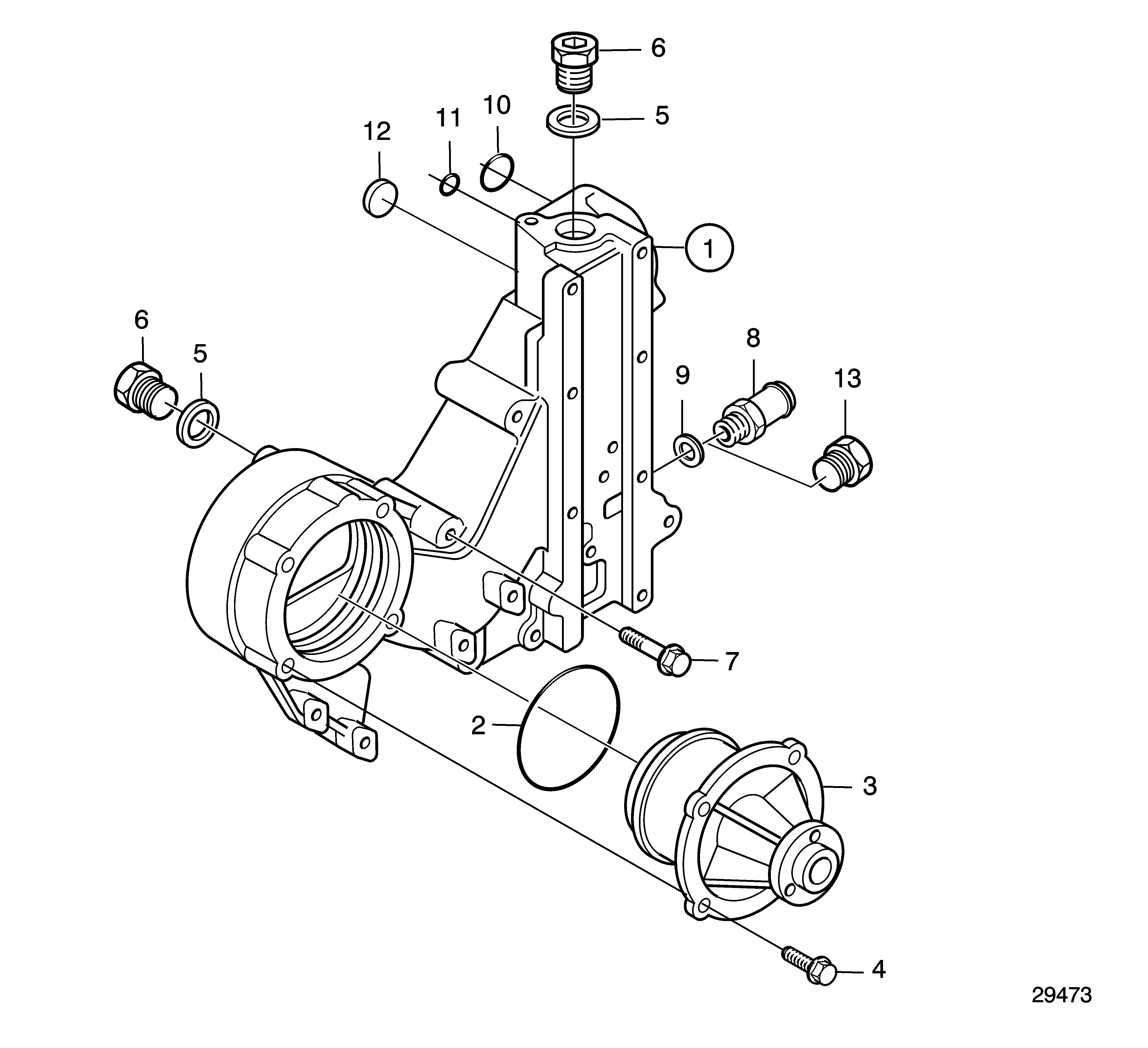 Pompe à eau et support pour ventilateur