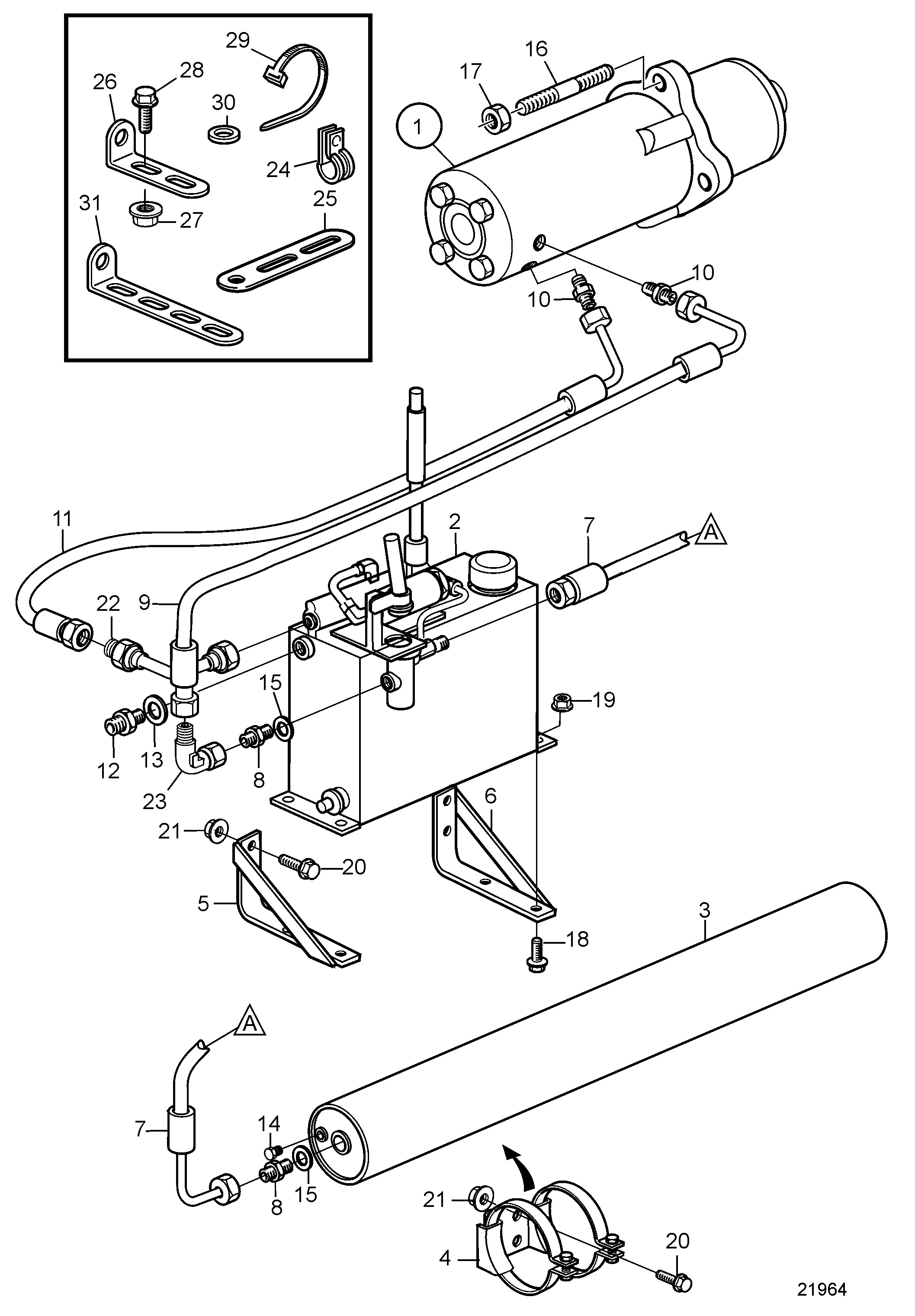 Démarreur hydraulique