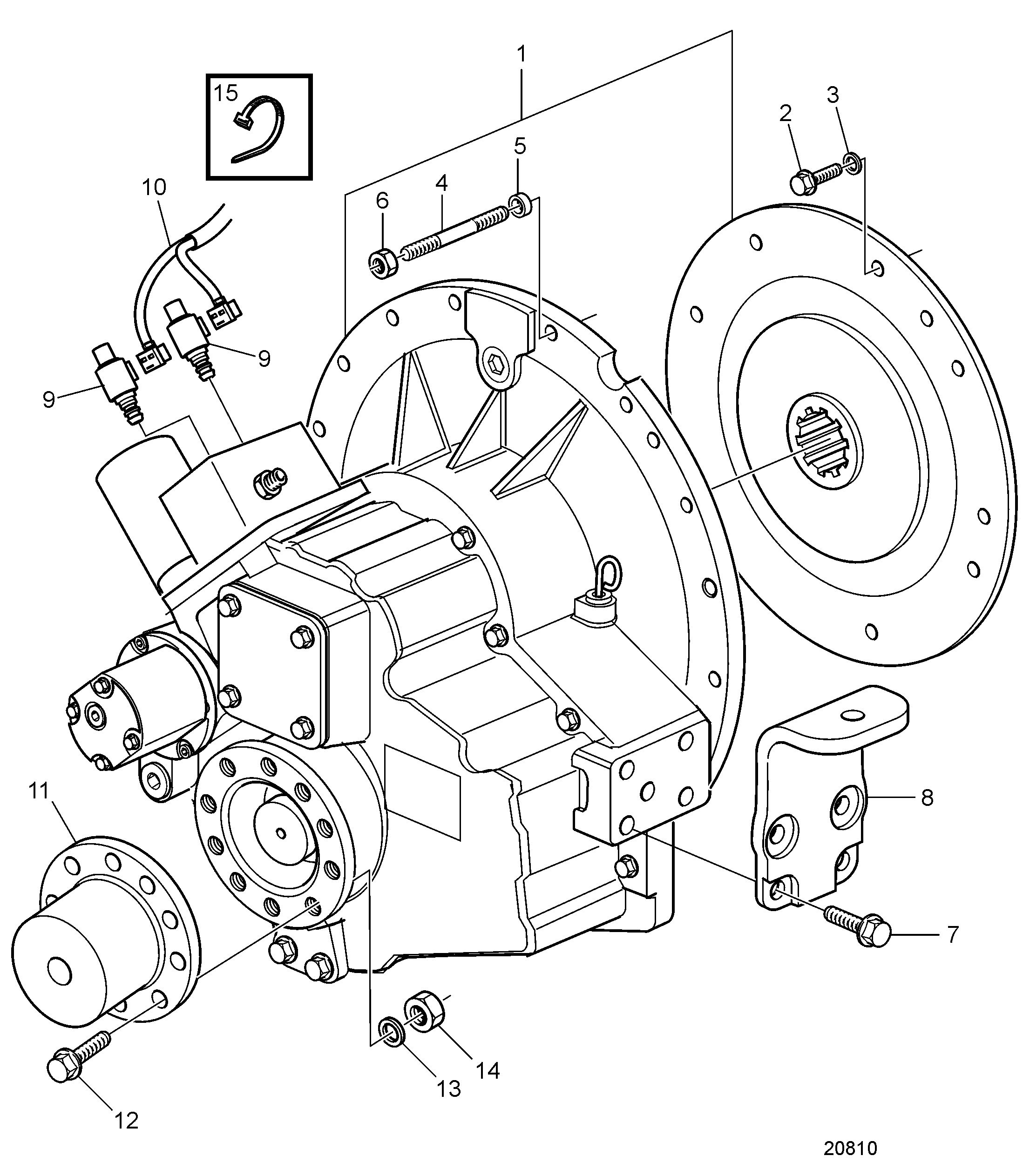 Marche arrière ZF305AE
