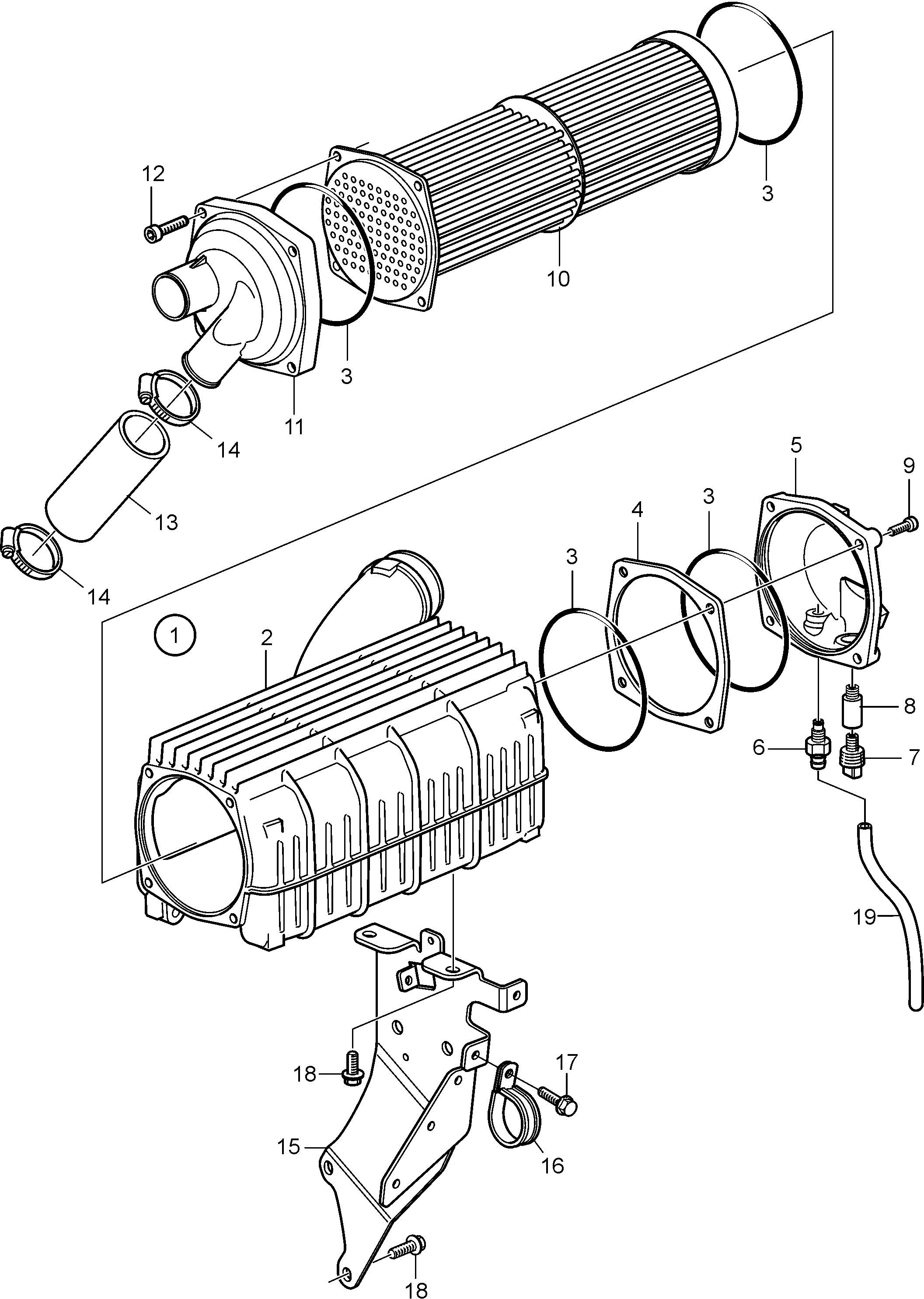 Refroidisseur d'air de suralimentation SN-A501445