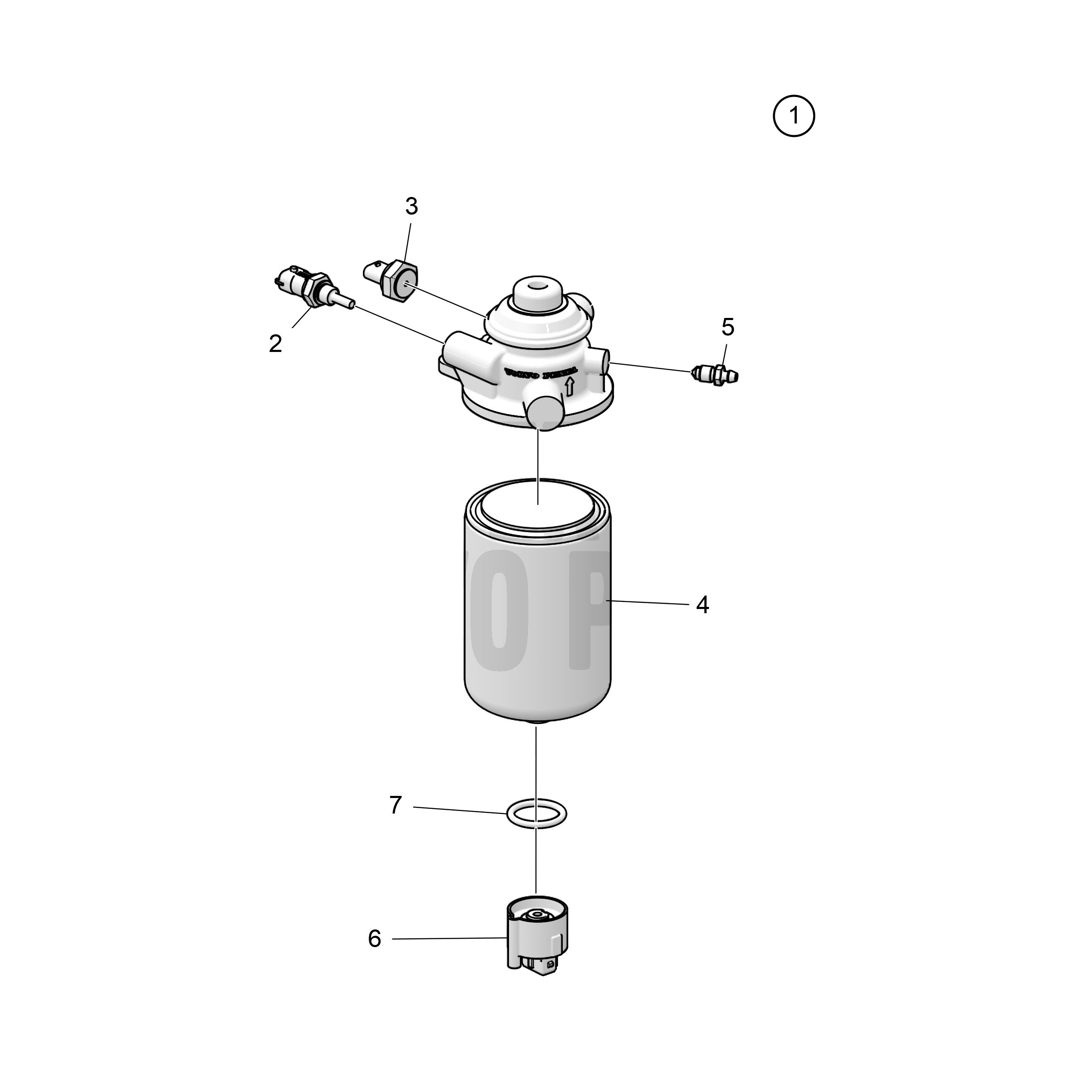 Filtre de combustible