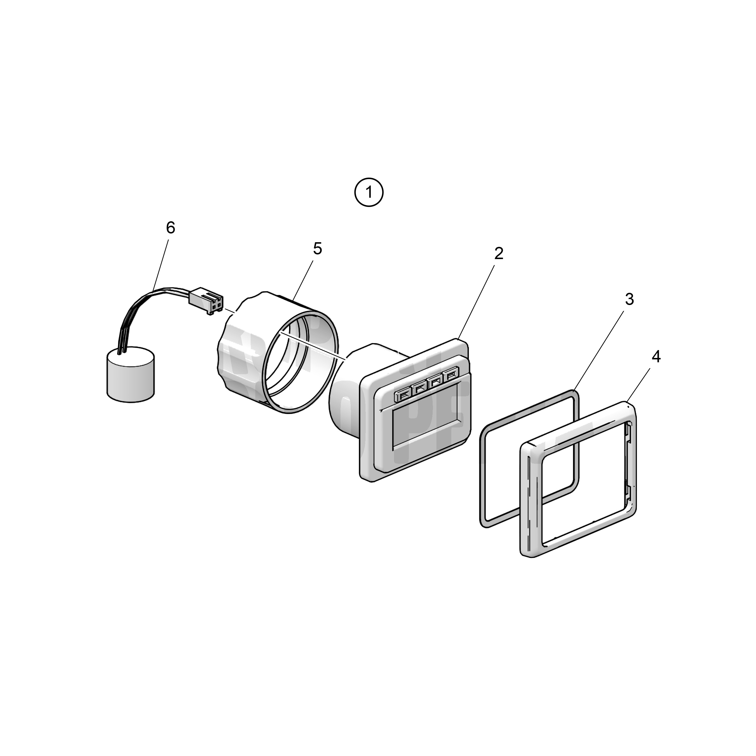 Écran de gestion de la batterie, kit