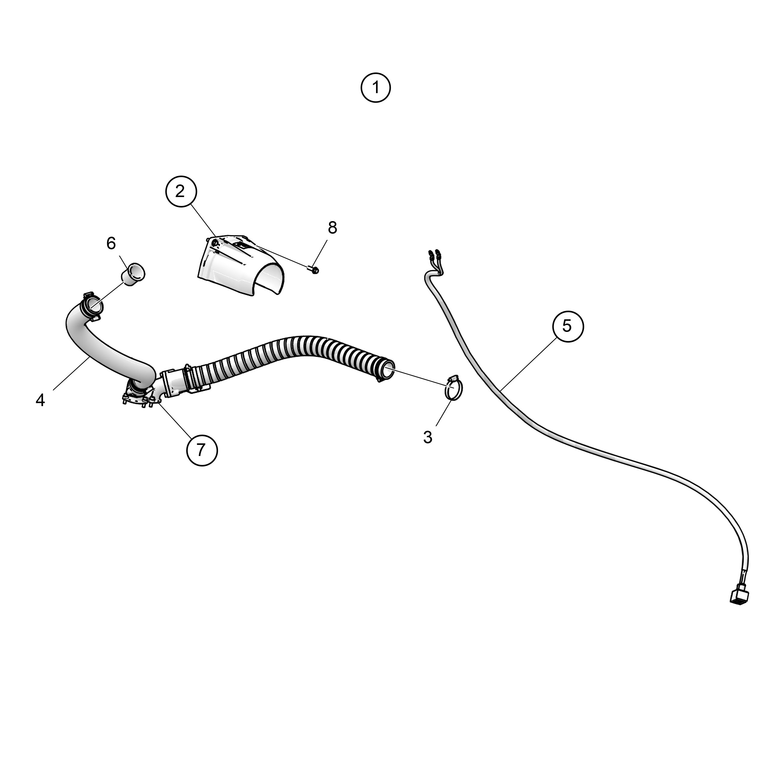 Kit d'installation, IPS, arbre intermédiaire standard, puissance élevée