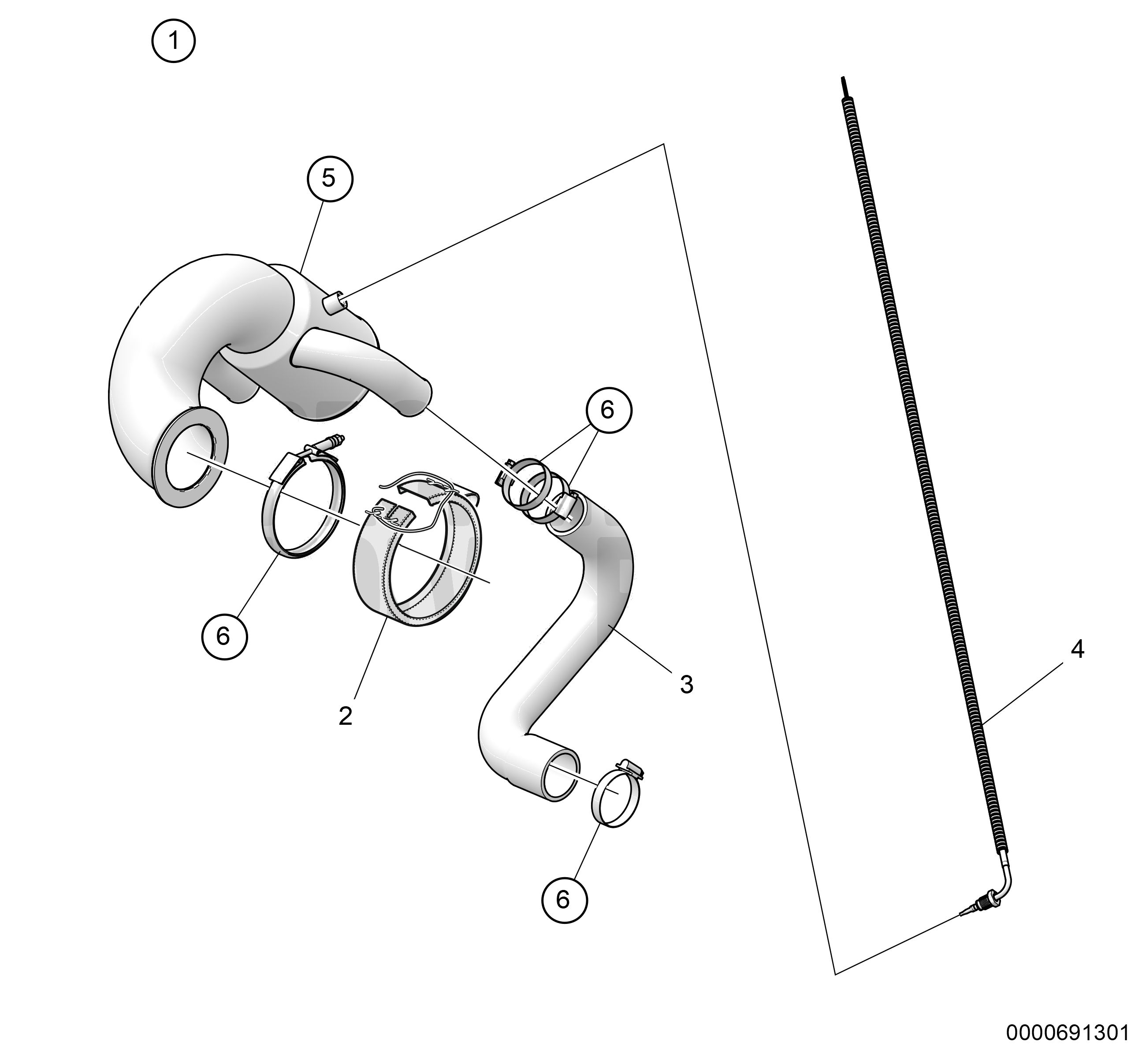 Kit colonne d’échappement IPS puissance élevée